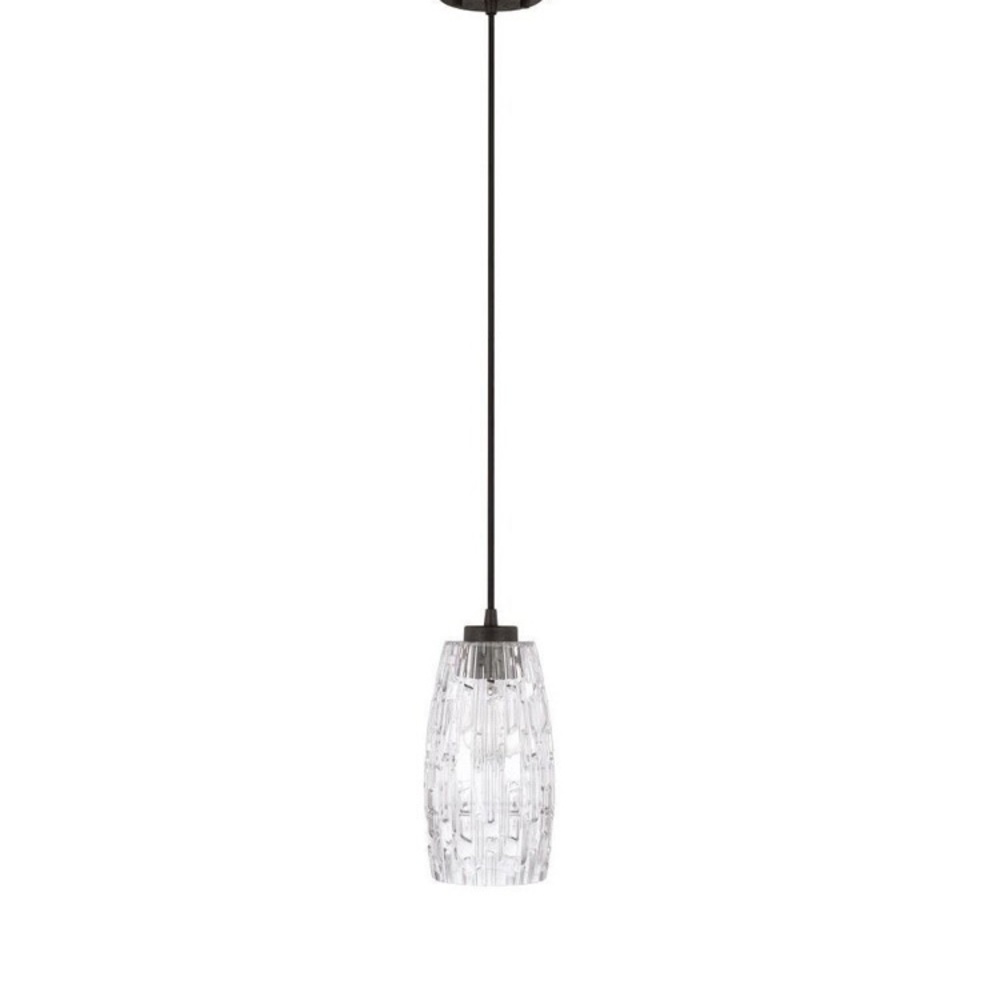 NIB Capital Lighting 328611BI-450 One Light Pendant. Color is black iron.